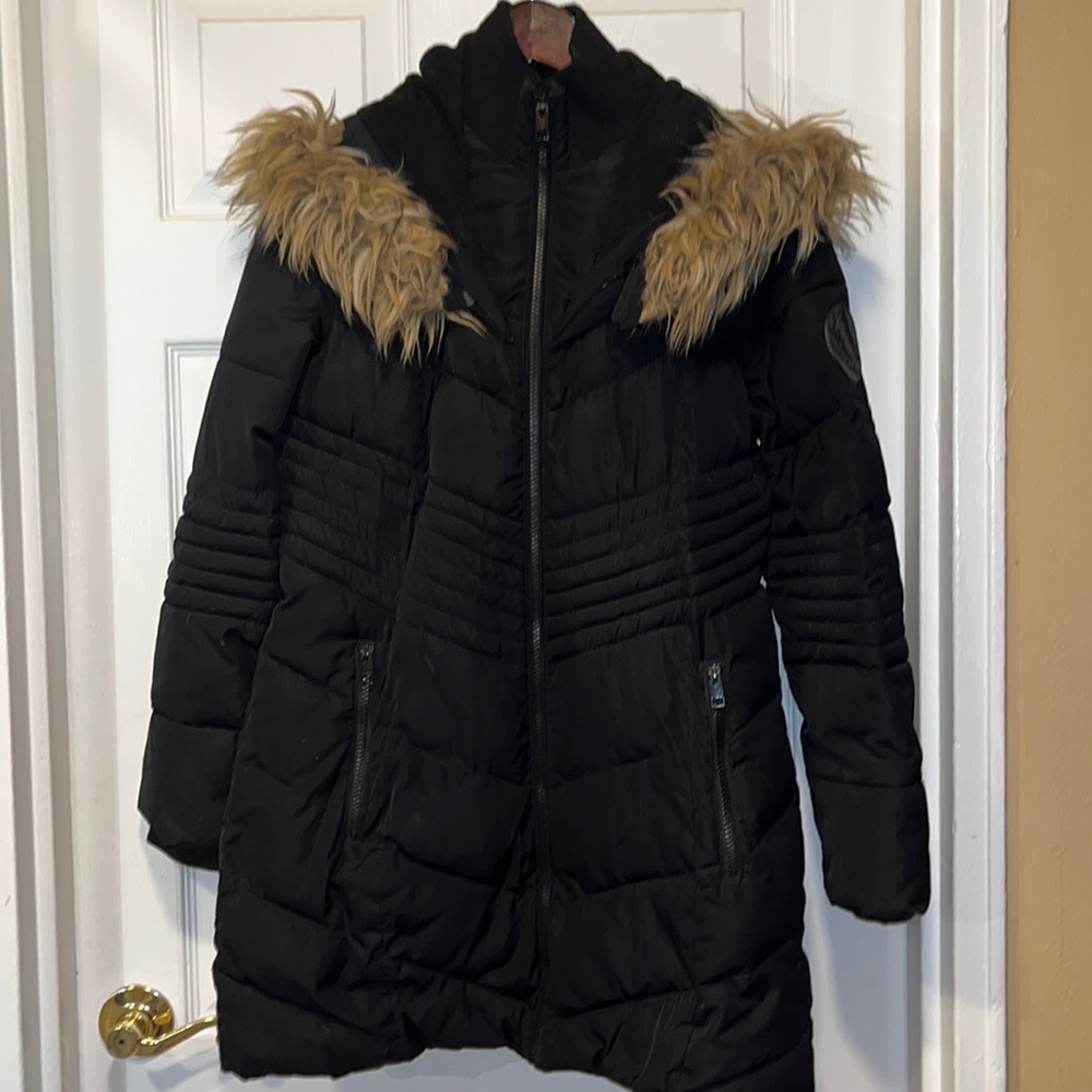 Diesel coat black size 14